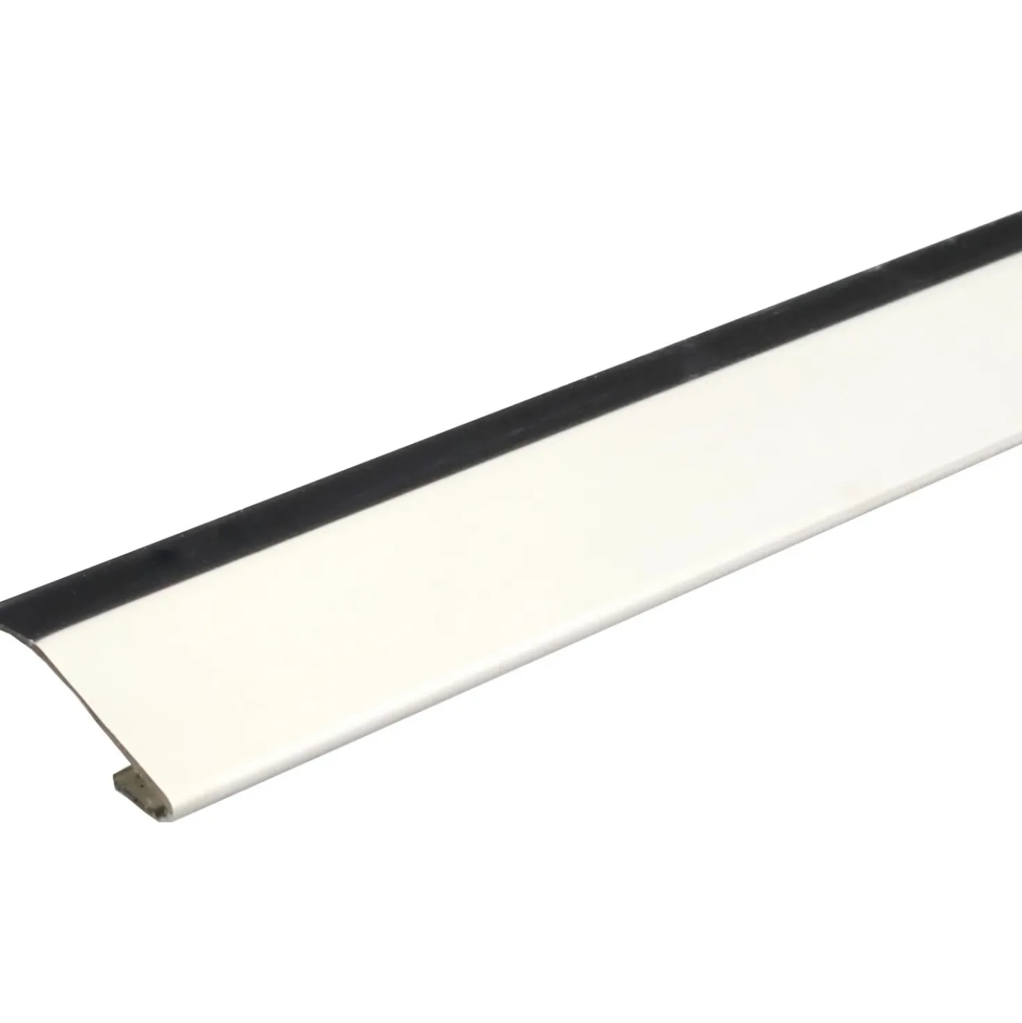 Profilo terminale adesivo Scivolox in acciaio 10 mm x 28 mm x 2700 mm