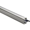 Profilo terminale quadrato in acciaio inossidabile lucidato 10 mm x 2,5 m