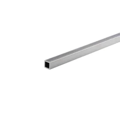 Profilo tubo quadro 1 m 15x15 mm alluminio naturale