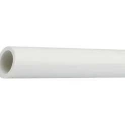 Profilo tubo tondo 2,6 m x Ø 12 mm in pvc bianco opaco