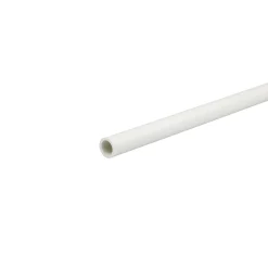 Profilo tubo tondo 1 m x Ø 8 mm in pvc bianco opaco