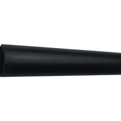 Profilo tubo tondo 1 m x Ø 10 mm in pvc nero opaco