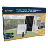 Proiettore LED professionale con pannello fotovoltaico 1200 lm 10W 35x23x1 cm