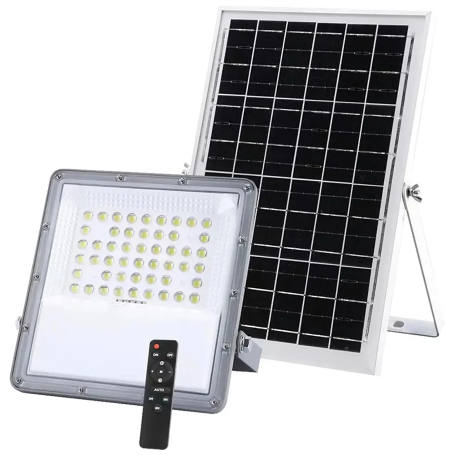 Proiettore LED professionale con pannello fotovoltaico 1200 lm 10W 35x23x1 cm