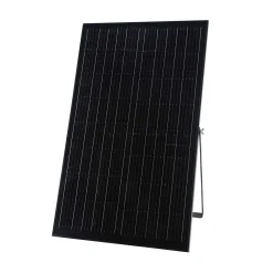 Proiettore LED solare in alluminio con pannello solare separato 6200 lm