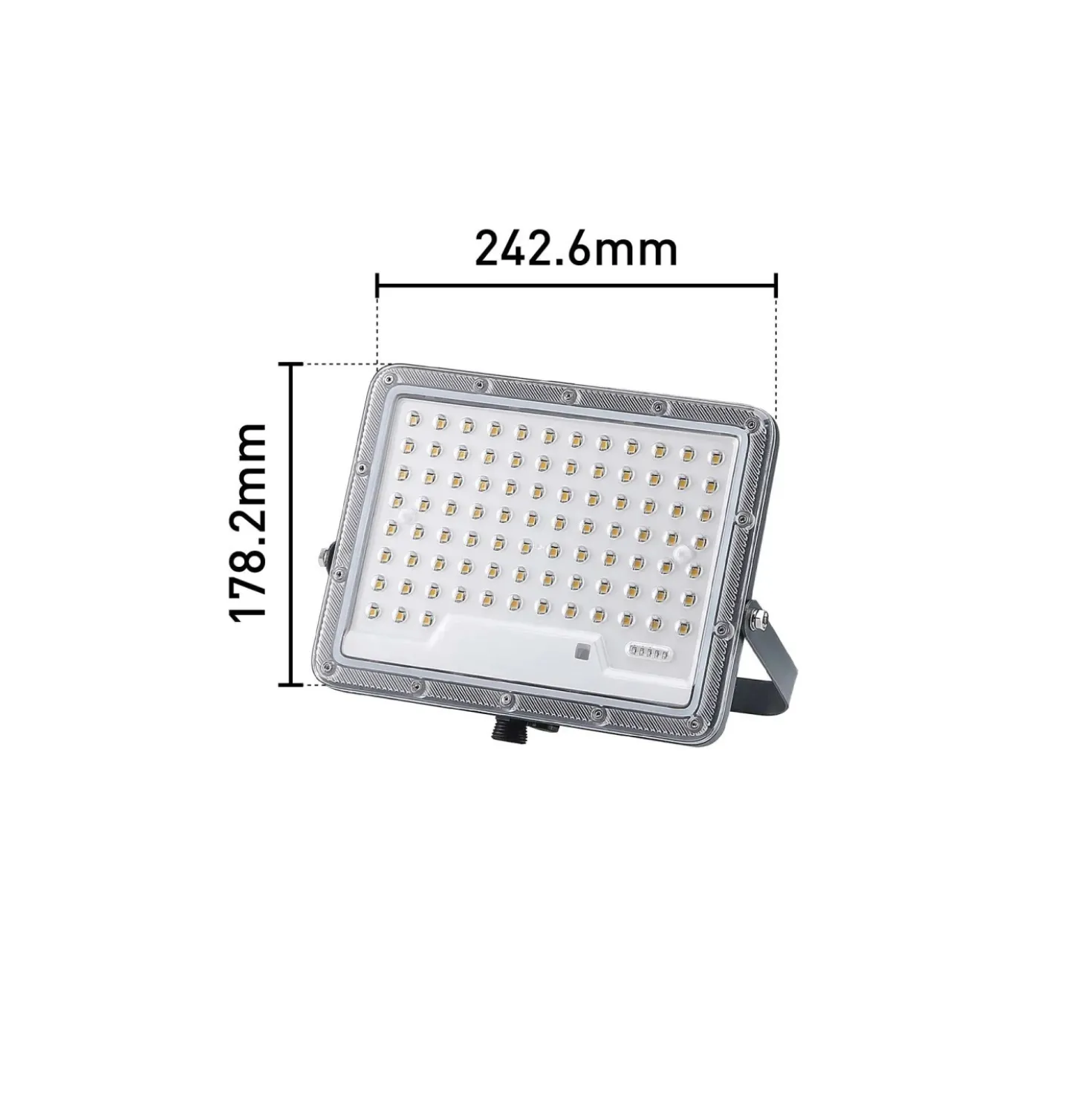 Proiettore solare LED alta luminosità 2000 lm alluminio