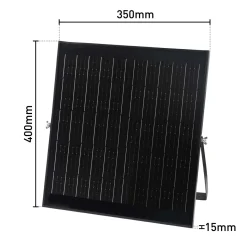 Proiettore solare LED alta luminosità 2000 lm alluminio