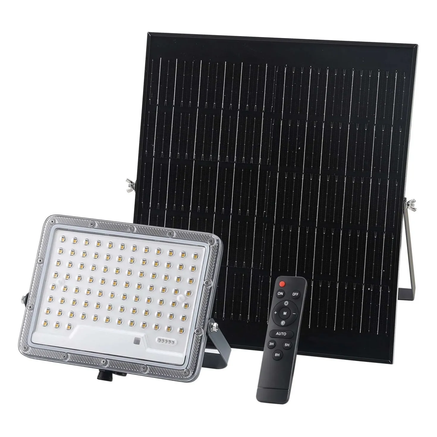 Proiettore solare LED alta luminosità 2000 lm alluminio