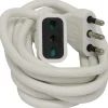 Prolunga plastica brennenstuhl® 10A 3m bianco IT