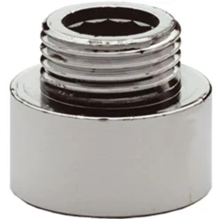 Prolunga ridotta in ottone cromato 1/2`` M x 3/4`` F