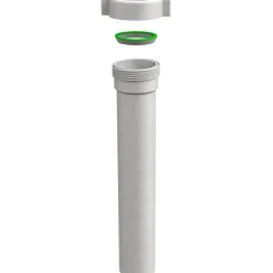 Prolunga universale con ghiera 1"1/2 230 mm Ø40 mm