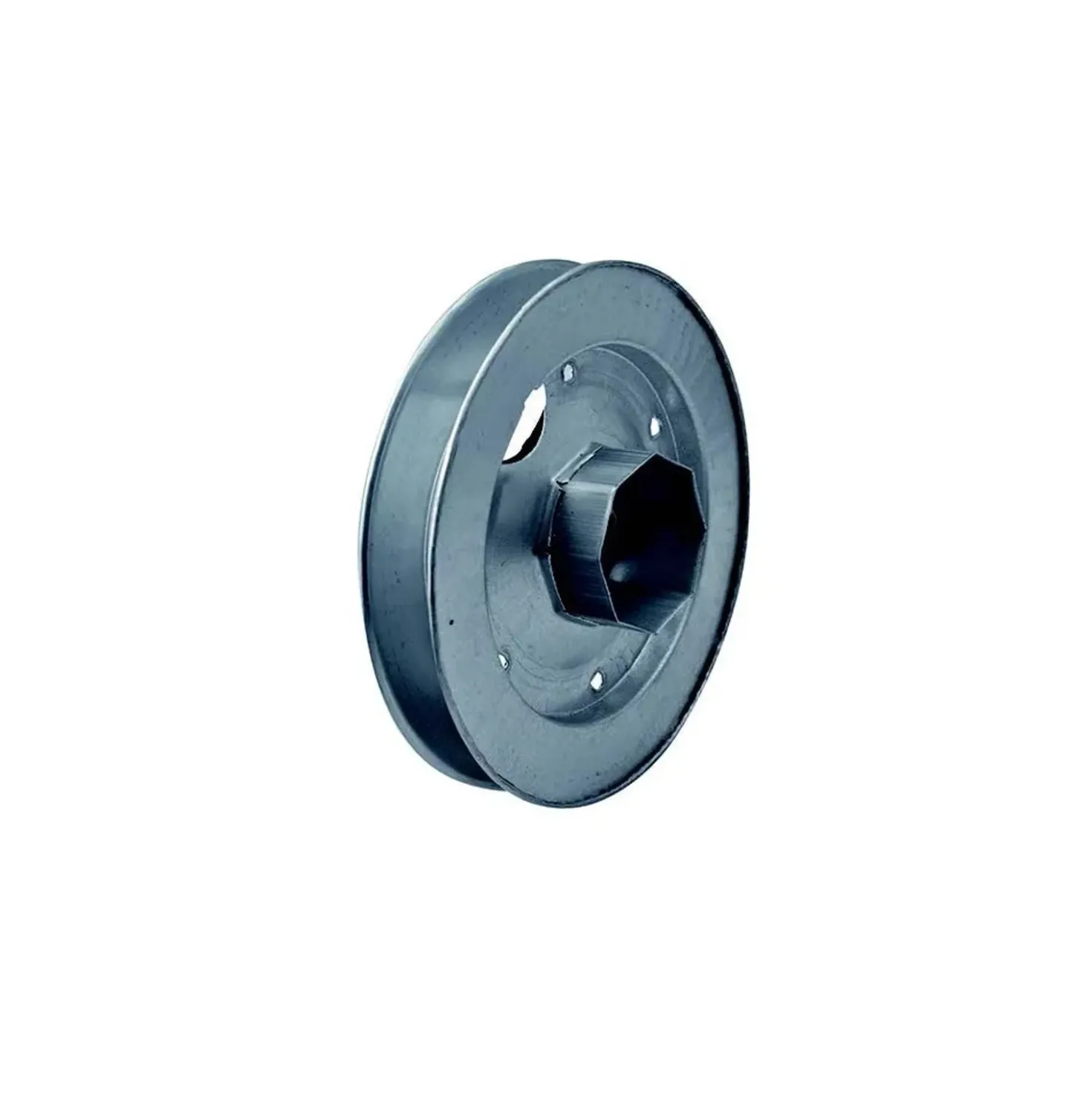 Puleggia tapparella ferro zincato Ø 22 cm per rullo da Ø 60 cm