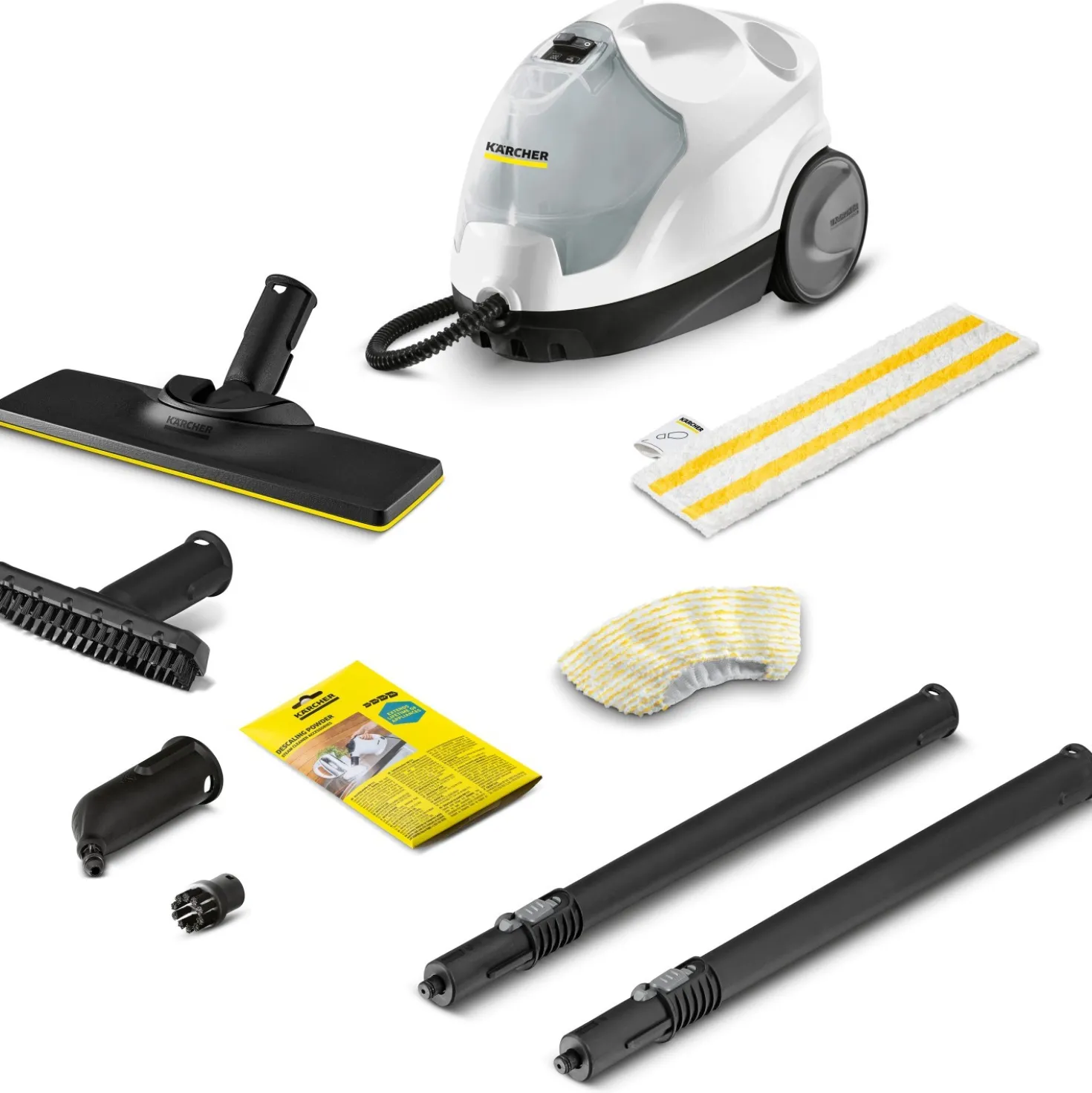 Pulitore a vapore Kärcher SC 4 EasyFix 2000W bianco e nero