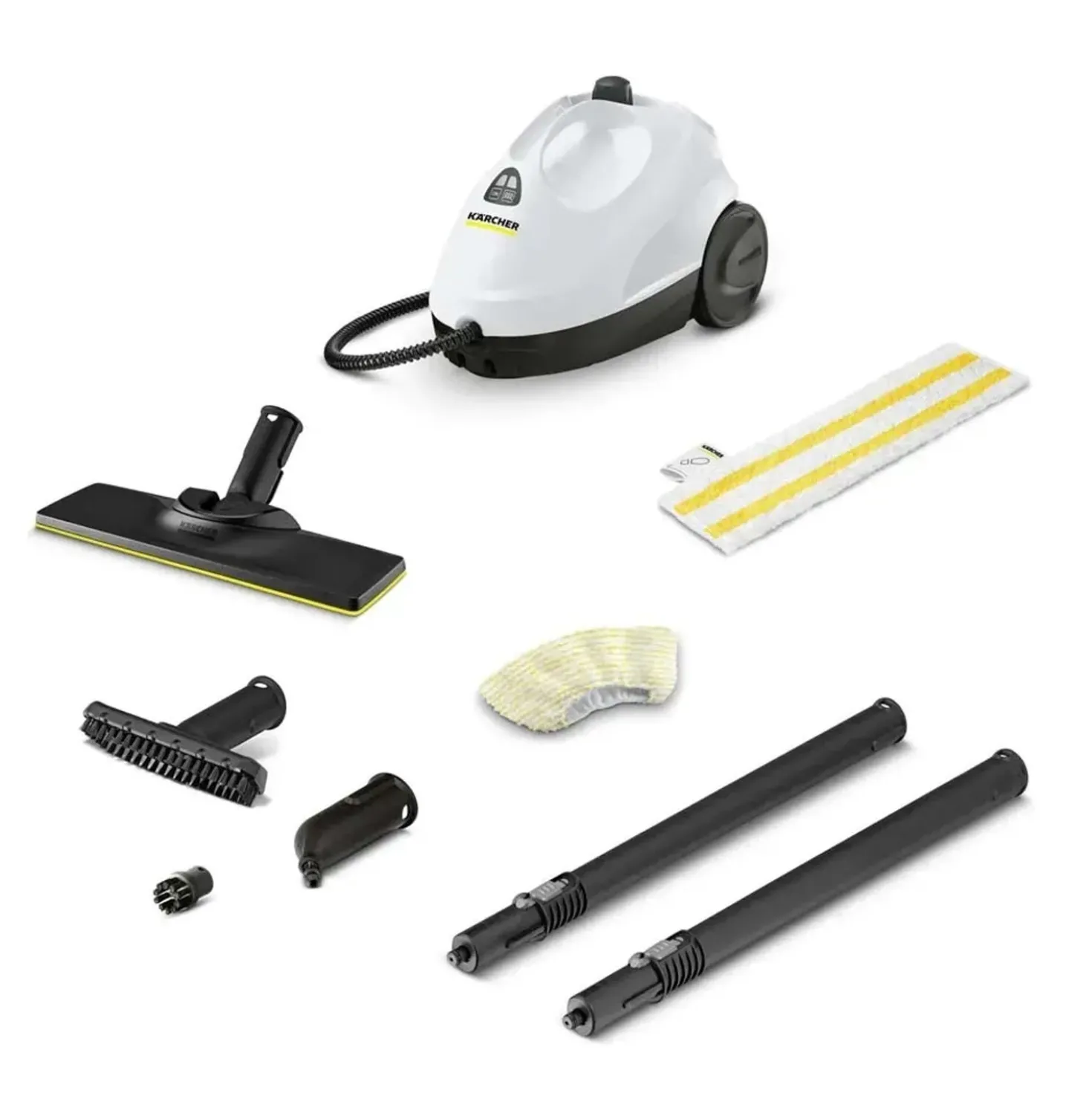 Pulitore a vapore Kärcher SC 2 EasyFix 1500W bianco e nero