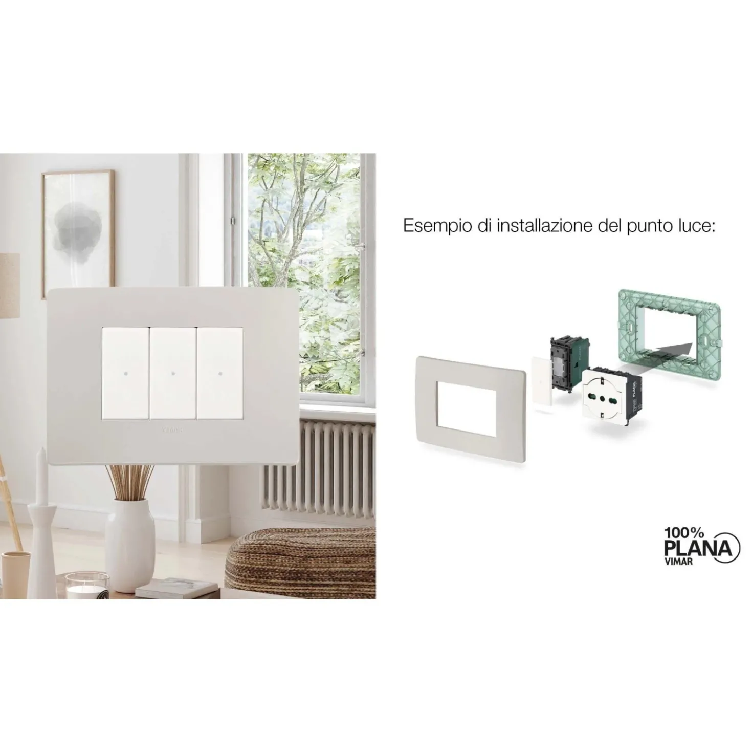 Pulsante 1 polo 10A assiale bianco