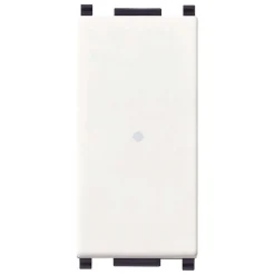 Pulsante 1 polo 10A assiale bianco