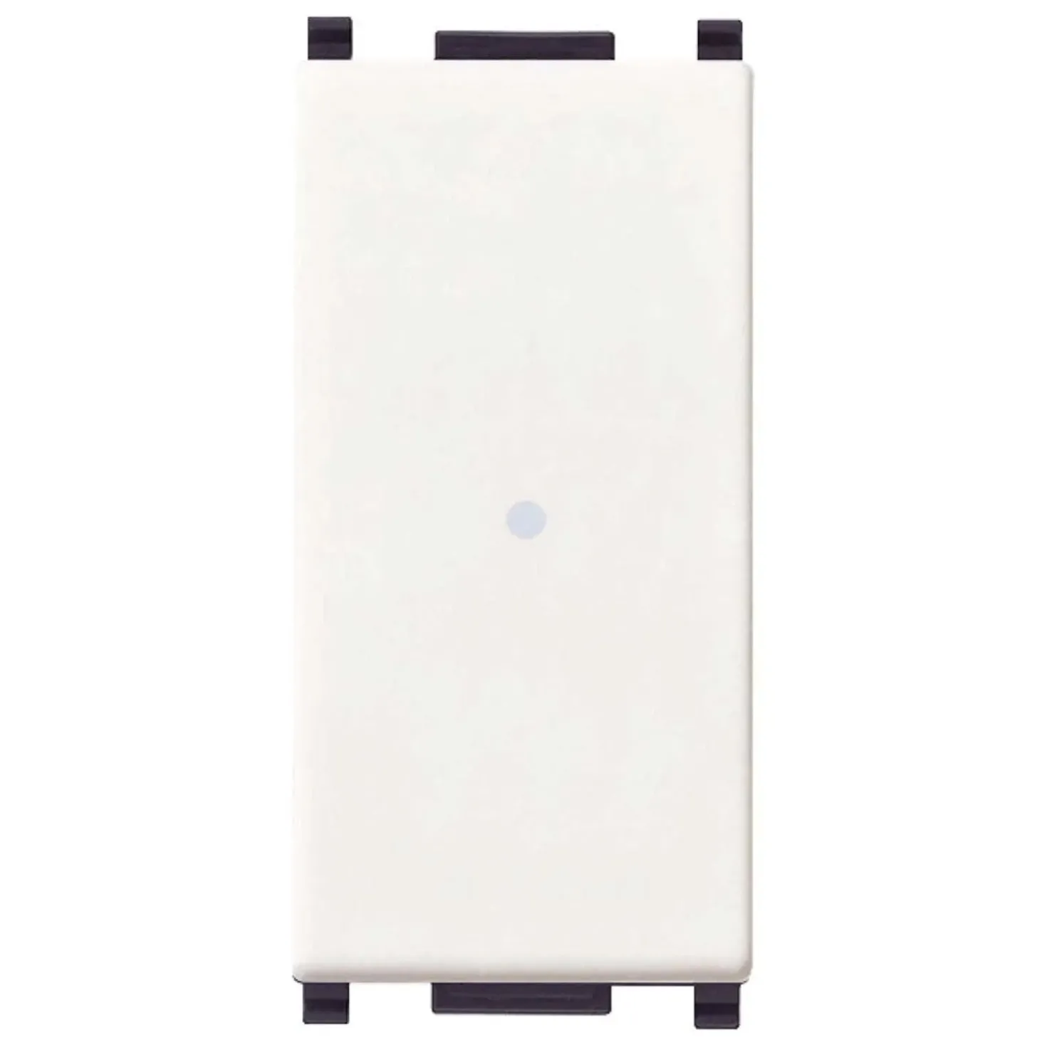 Pulsante 1 polo 10A assiale bianco