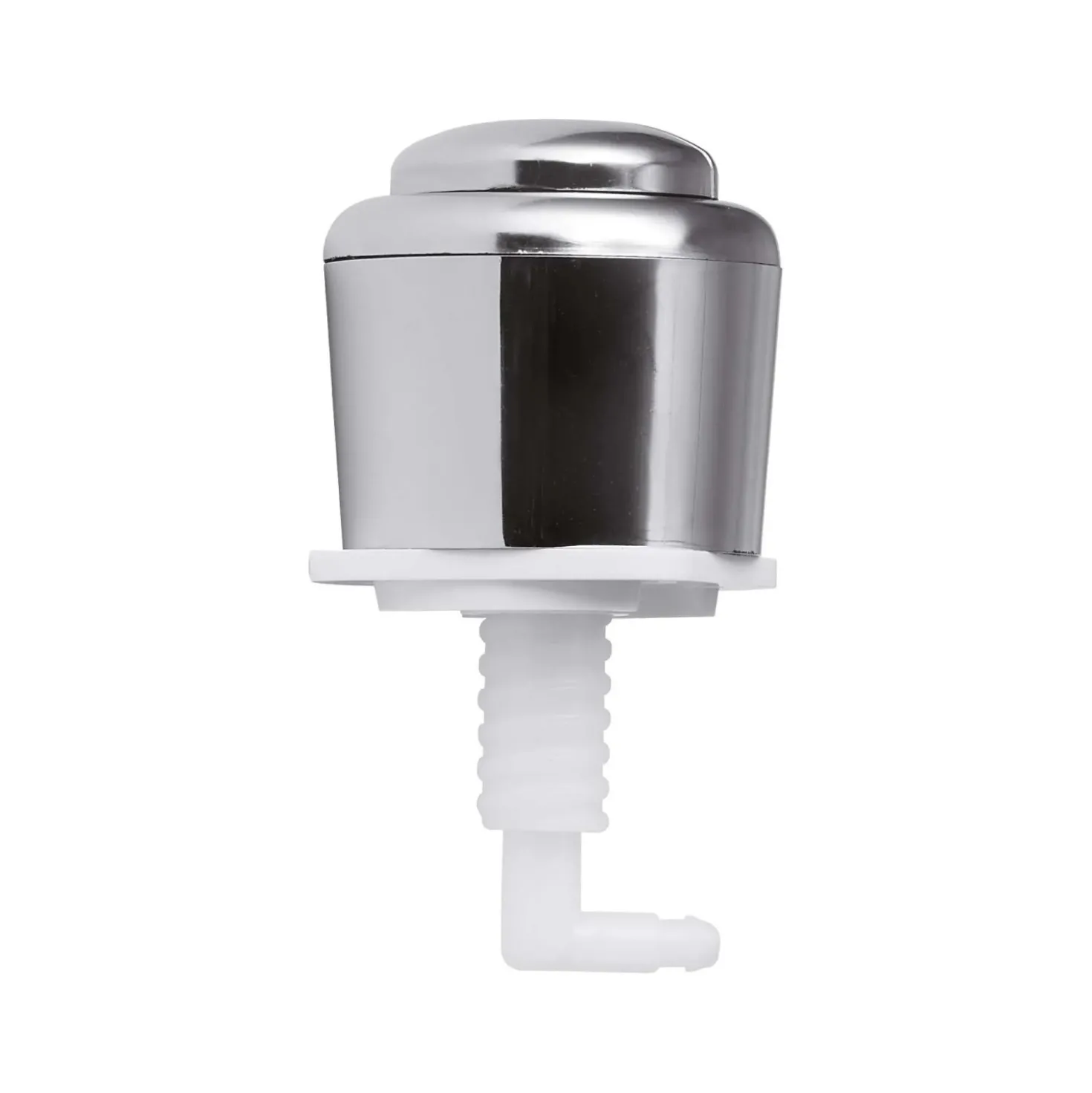 Pulsante scarico WC pneumatico per cassette monoblocco cromato