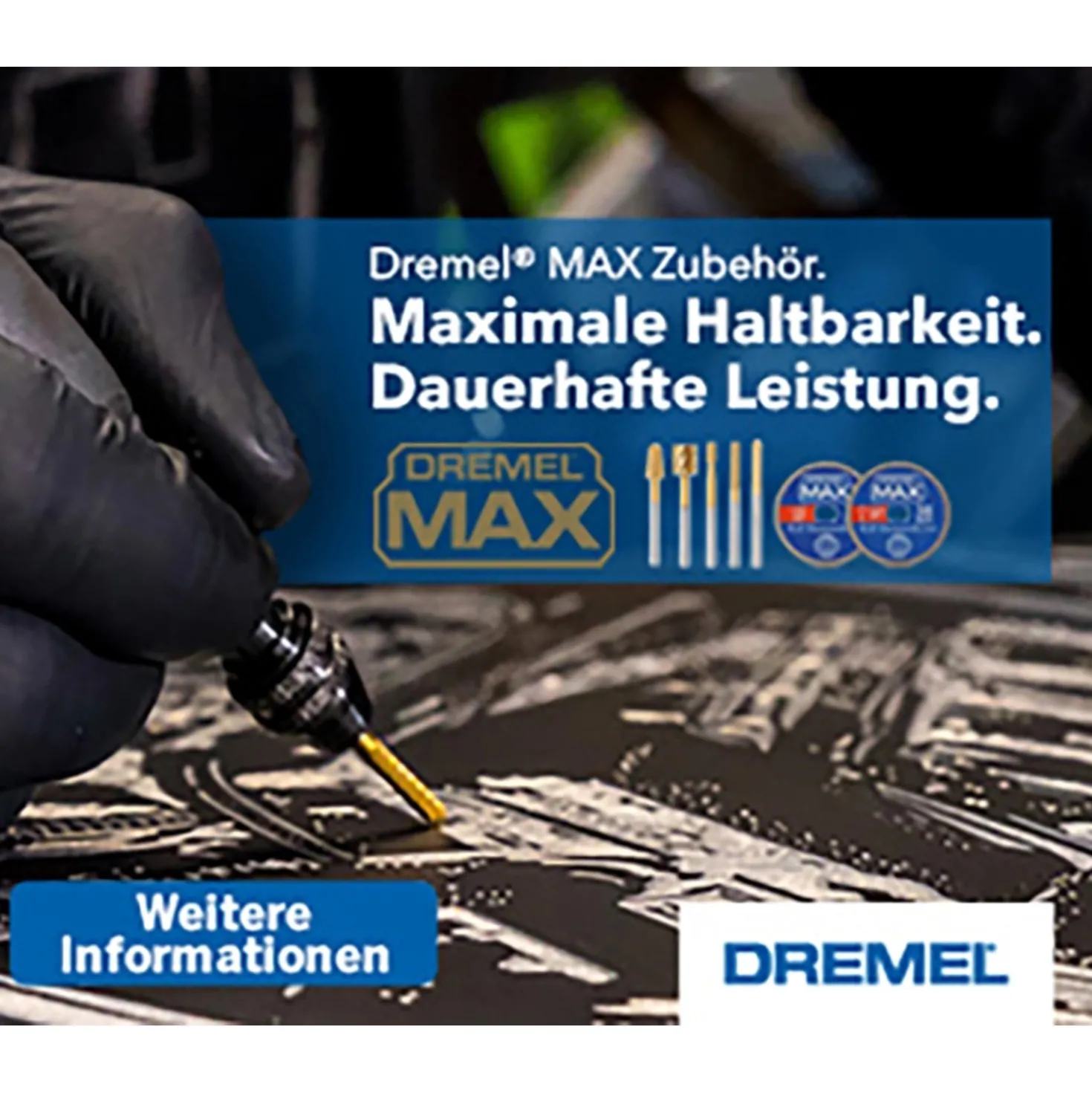 Punta cilindrica da incisione Dremel Max 194DM 3,2 mm 2 pz