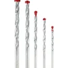 Punta trapano per muratura Ø 4 a 10 mm set 5 pz