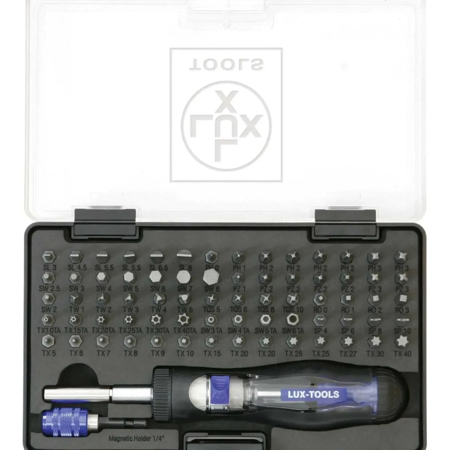 Punte cacciavite LUX-TOOLS Comfort 72 pz