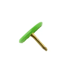 Puntina da disegno in metallo verde 100 pz