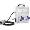 Quadro elettrico 230 V~ con 2 prese civili 2 industriali IP44
