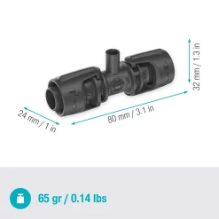 Raccordo a T Gardena per microspruzzo per tubi Micro-Drip-System 13 mm (1/2