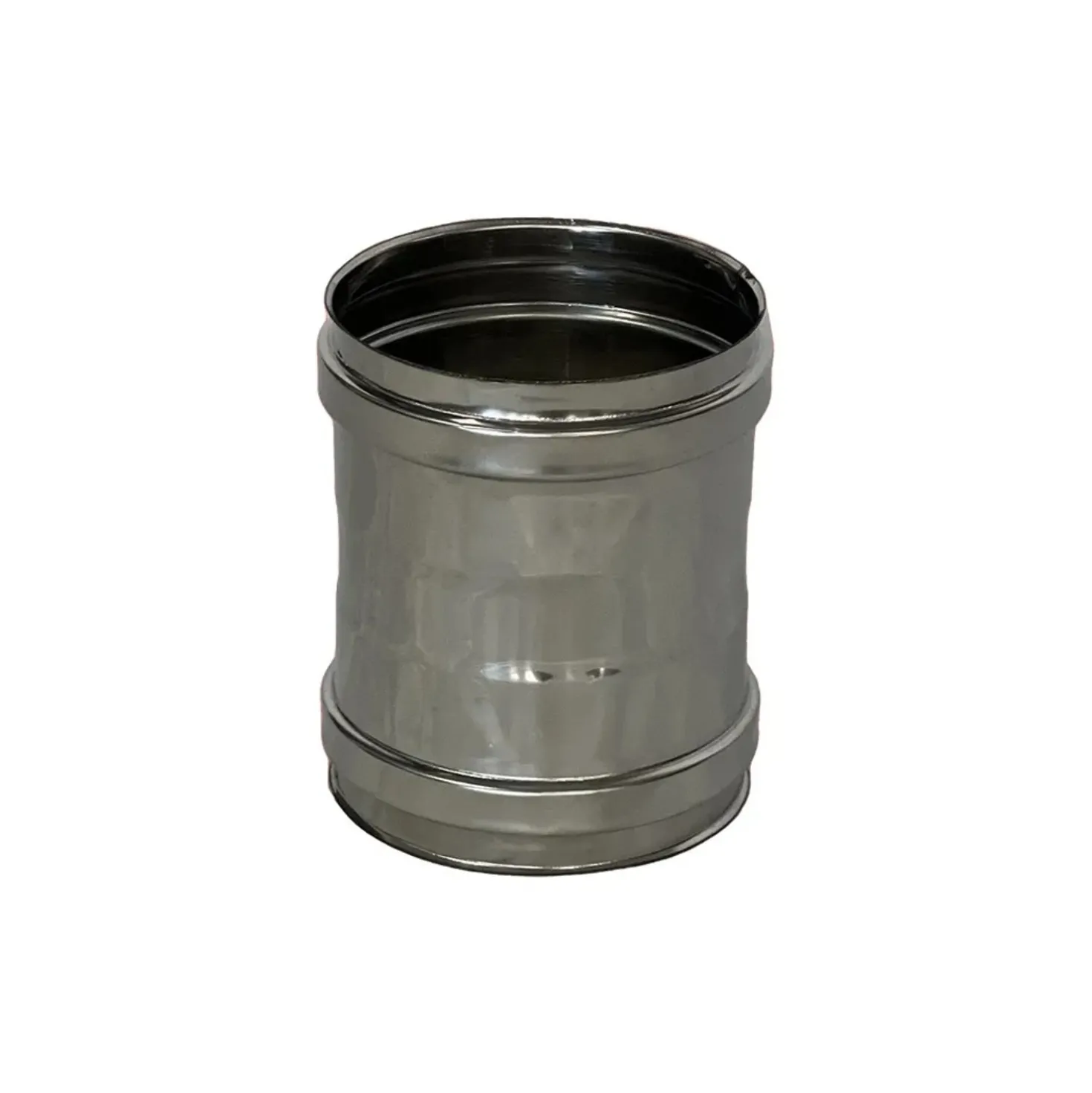 Raccordo femmina-femmina in acciaio inox AISI 316 Ø 80 mm