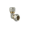 Raccordo gomito per multistrato a stringere 20 x 20mm