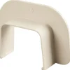 Raccordo lineare passaggio a muro per canale 60 mm x 45 mm avorio 1 pz