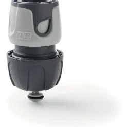 Raccordo Portagomma G.F. "ACQUASTOP" 3/4" (Soft Touch) Grigio