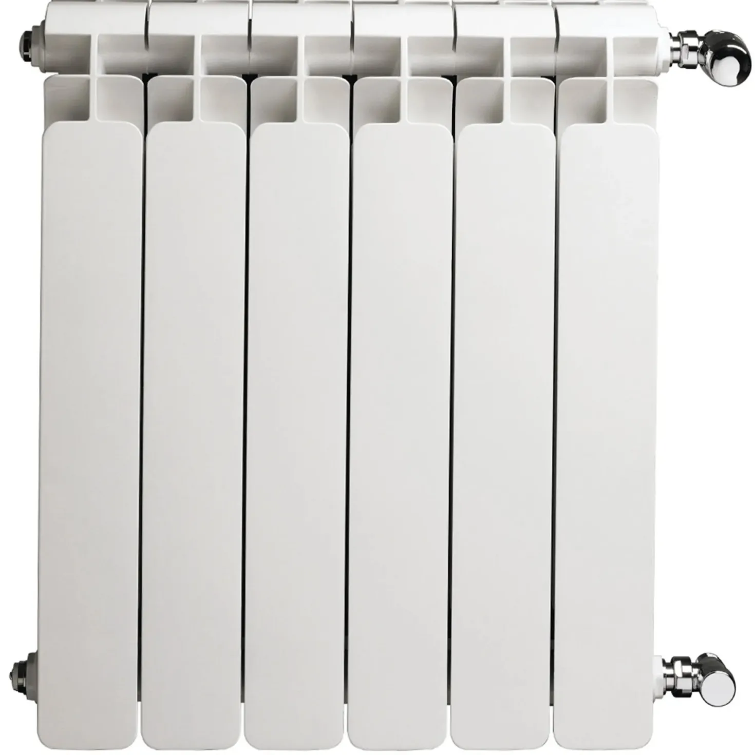 Radiatore alluminio Fly bianco 10 elementi 60 cm di interasse