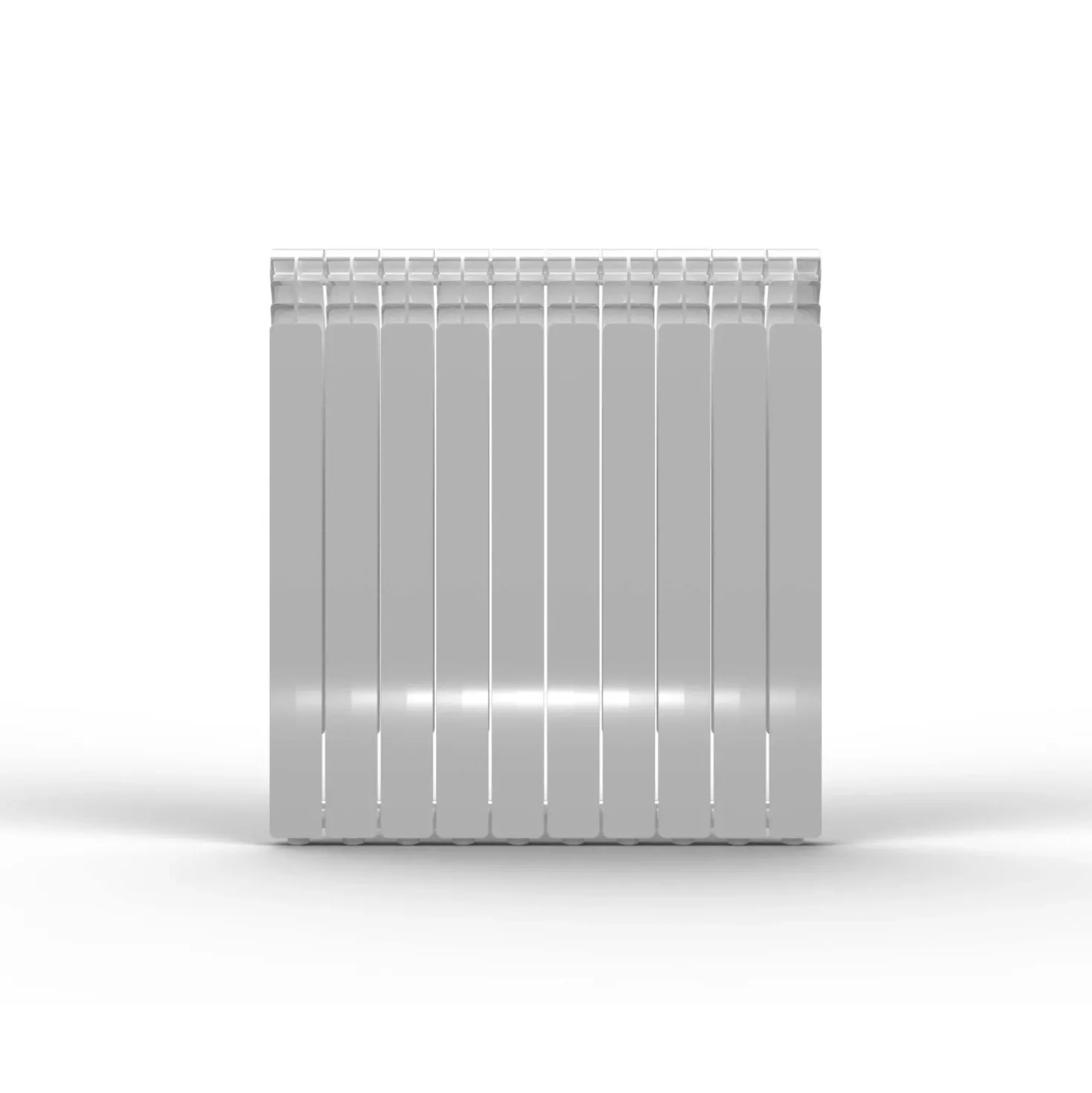 Radiatore Global in alluminio interasse 800 10 elementi bianco