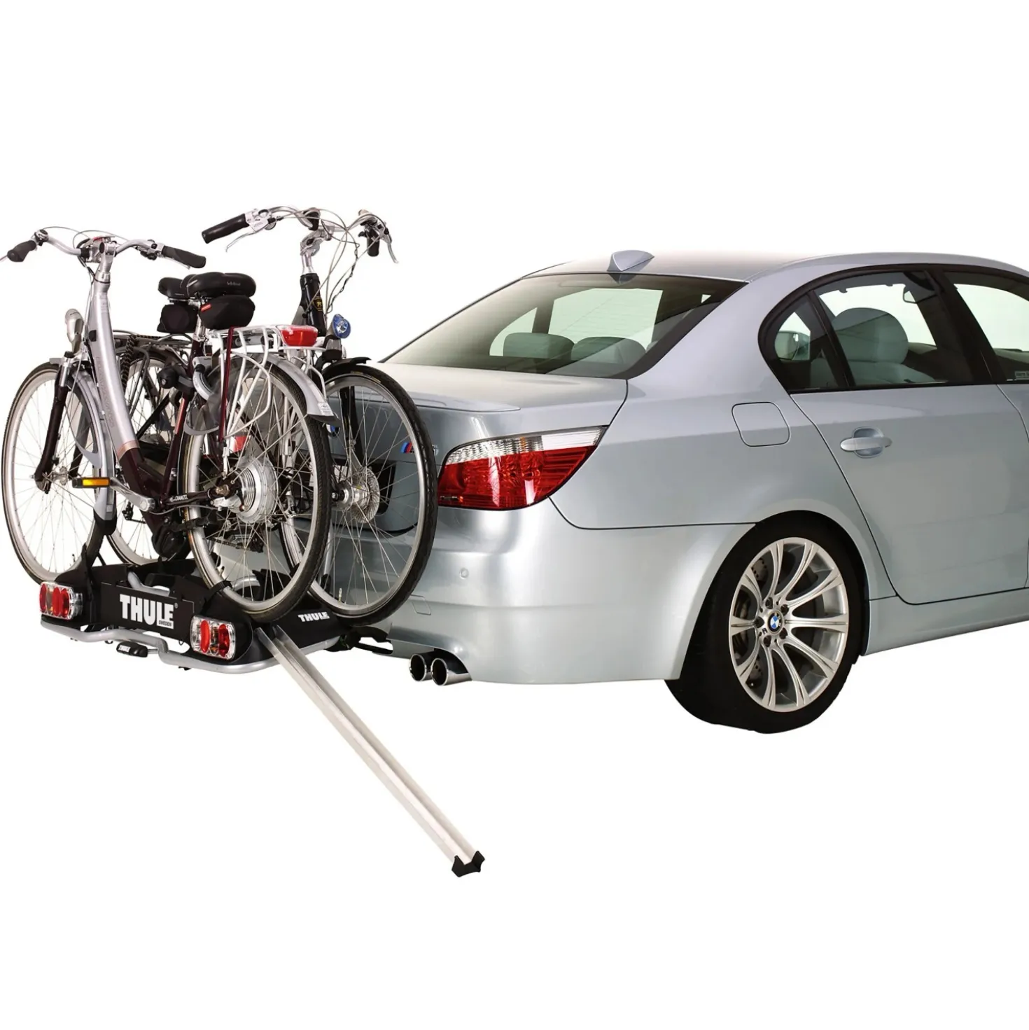 Rampa di carico per auto per portabici con gancio traino