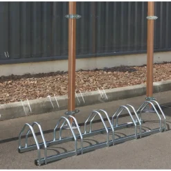 Rastrelliera bici zincata 5 posti