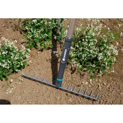 Rastrello Gardena NatureLine Larghezza 36 cm manico in legno