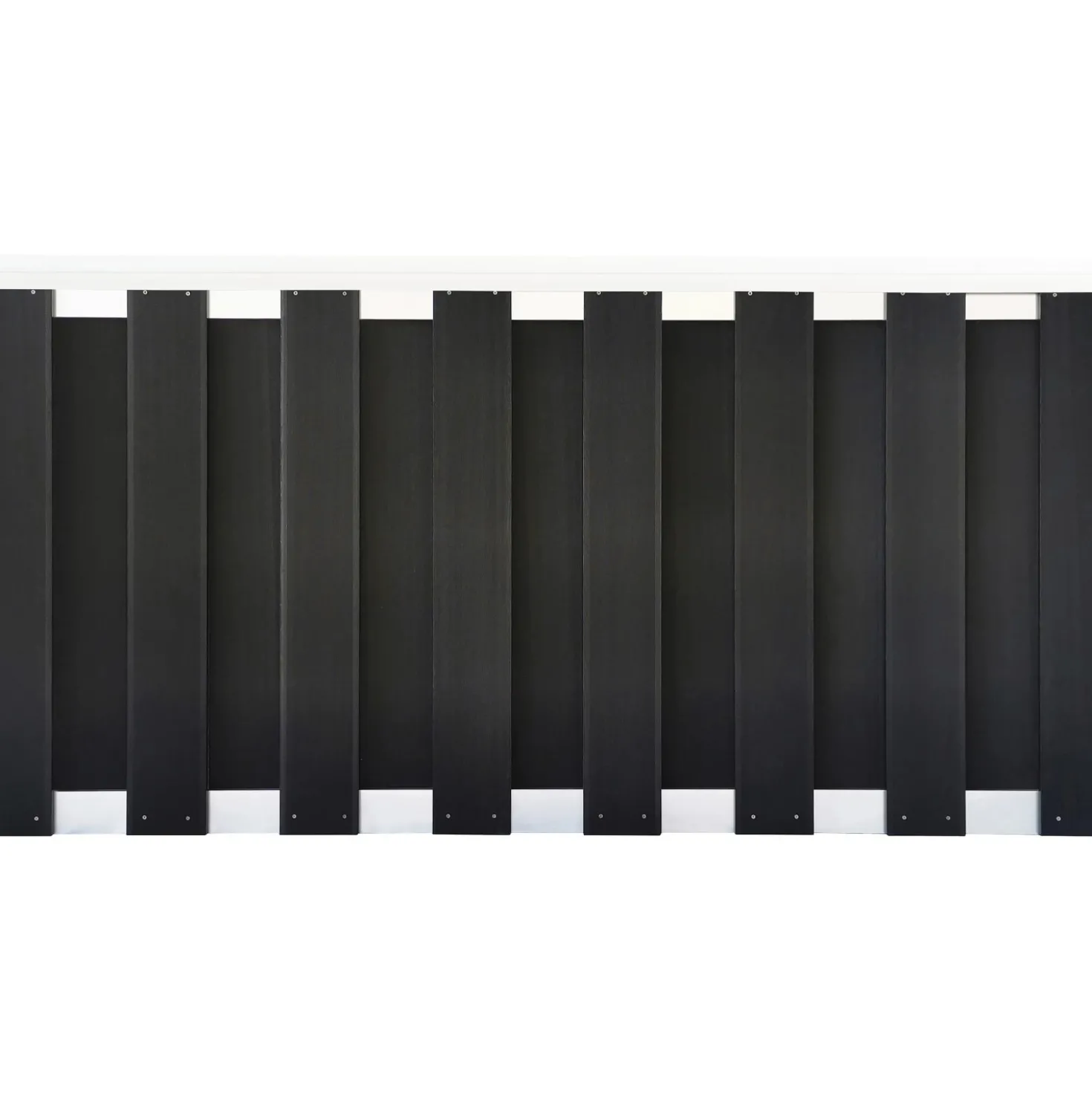 Recinzione da giardino in WPC e alluminio 90x180 cm antracite