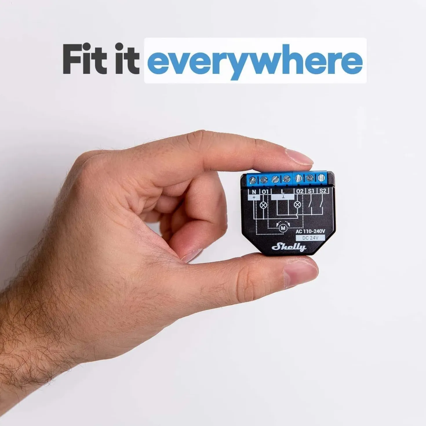 Relè Smart Home WiFi e Bluetooth Shelly Plus 2PM (x2) a 2 canali