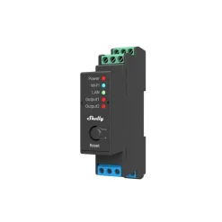 Relè Smart Home Wifi LAN Bluetooth Shelly Pro 2 Canali Barra DIN