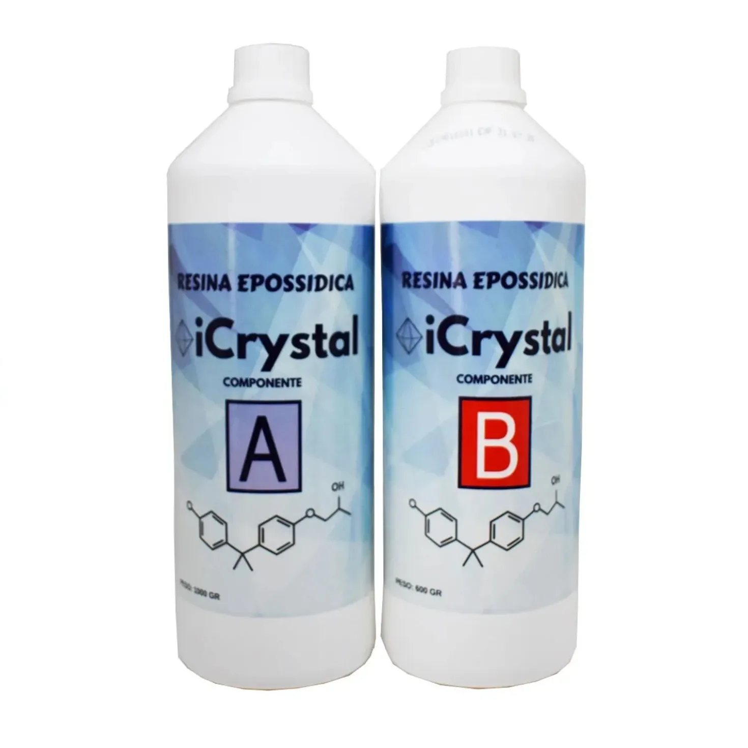 Resina epossidica trasparente bi-componente 1600 gr