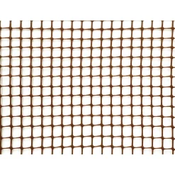 Rete ombreggiante quadra maglia 10 mm H 1 x L 5 m marrone