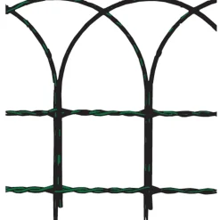 Rete ornamentale in plastica zincata 10x0,6 m verde