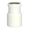 Riduzione Maschio Ø60 - Femmina Ø80 in PP bianco
