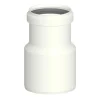 Riduzione Maschio Ø80 - Femmina Ø60 in PP bianco