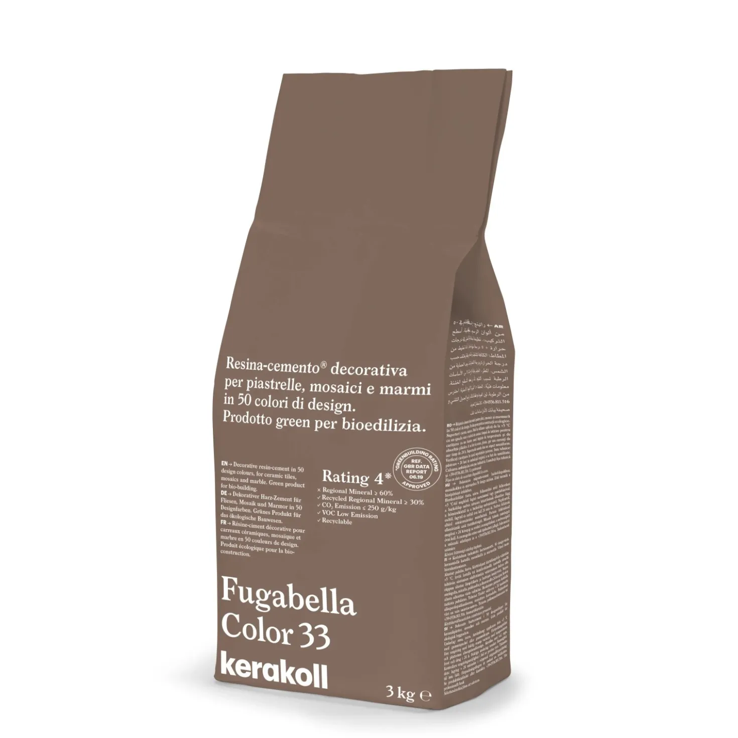 Riempifughe Kerakoll Fugabella color 33 marrone