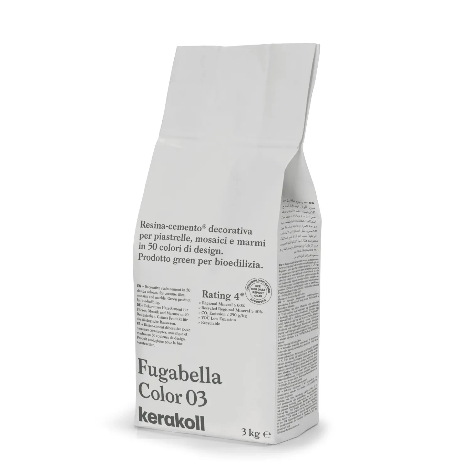 Riempifughe Kerakoll Fugabella color 03 grigio