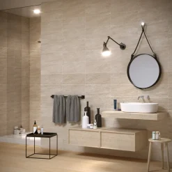 Rivestimento in bicottura Lithos decoro beige 20x50 cm 1,6 m²