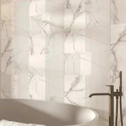 Rivestimento in gres porcellanato rettificato Iberis Crystal 3D 30x60 cm 1,44 m²