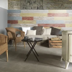 Rivestimento murale decorativo Cabane giallo